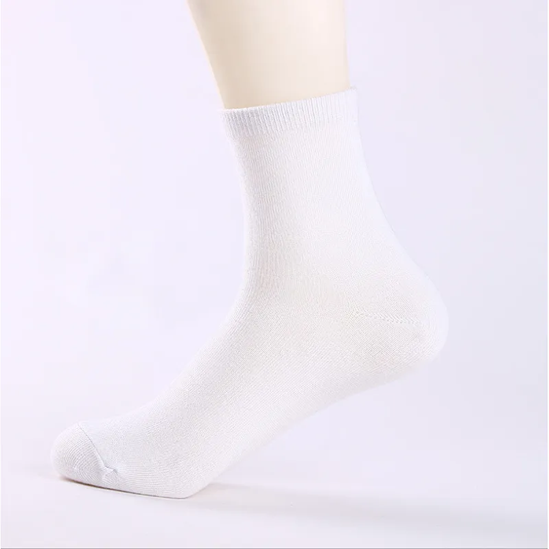 Custom 100% bamboo black socks work men dress socks