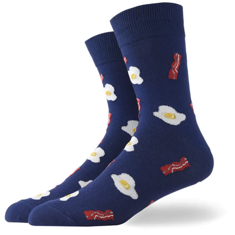 New mens fashion crazy tube fresh food French fries socks