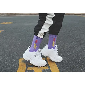 Harajuku sports skr hip hop tube cotton skateboard long socks