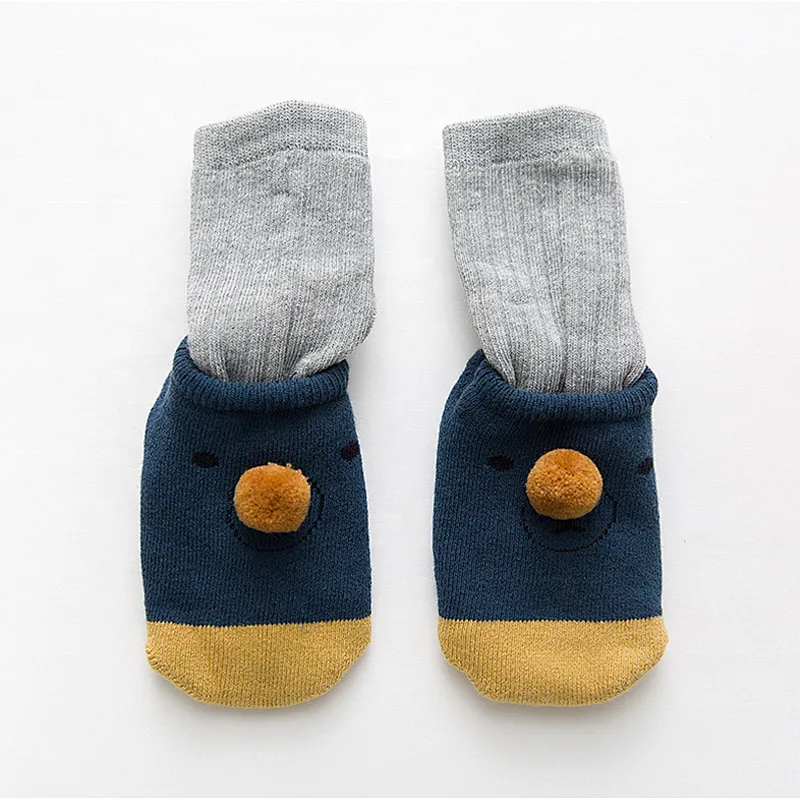 new arrival wholesale novelty custom terry socks socks anti slip over knee socks baby stocking