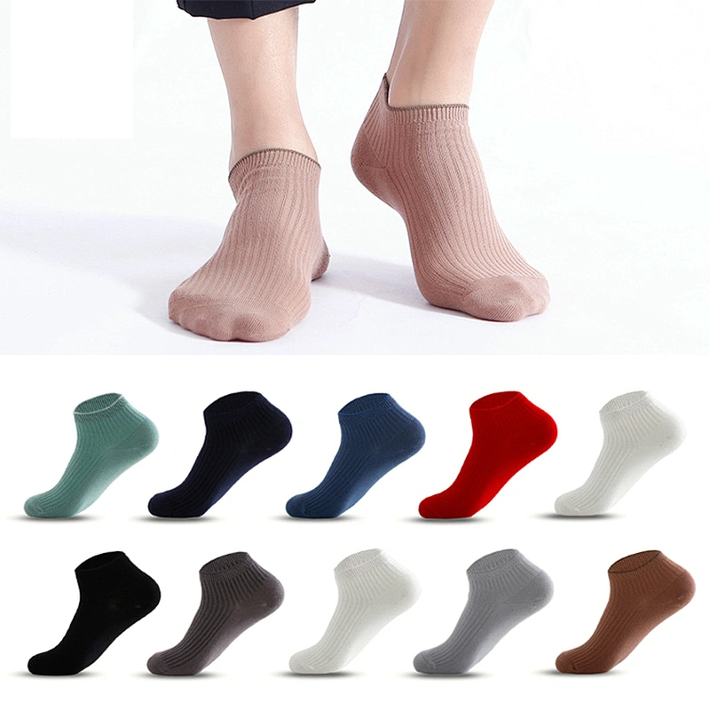 Fashion cotton boat socks Antibacterial and deodorant casual men's socks Sweat breathable business socks