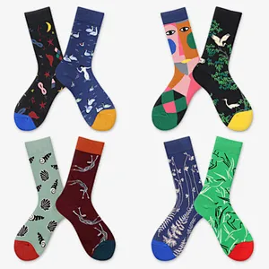 New men cartoon fashion cotton socks buster brown cotton socks