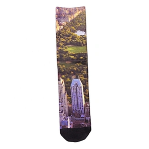 Custom design print socks dye sublimated designer socks wholesale