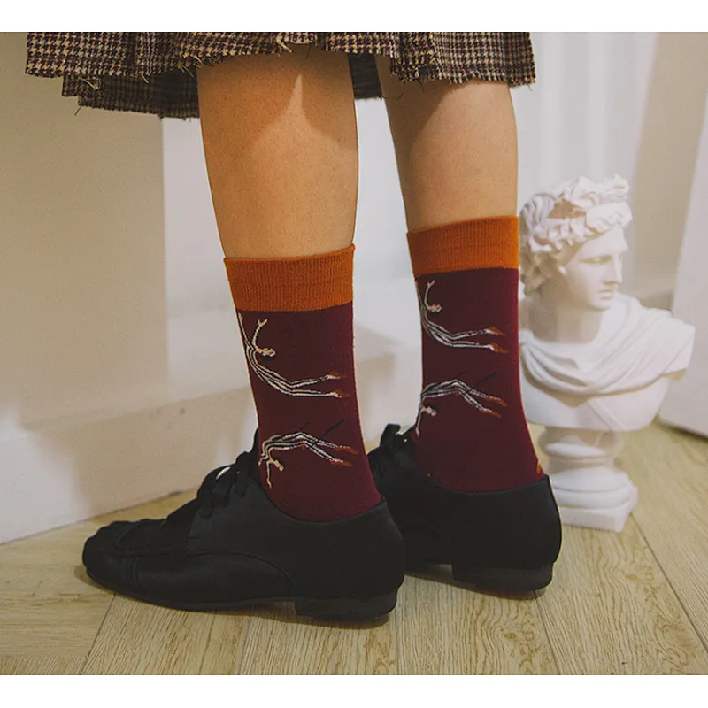 New men cartoon fashion cotton socks buster brown cotton socks