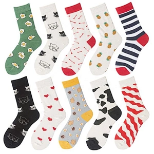 Cotton woman tube socks street hip hop socks cute cartoon socks