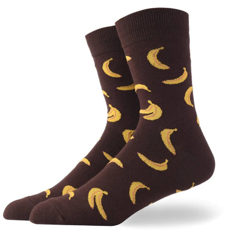 New mens fashion crazy tube fresh food French fries socks