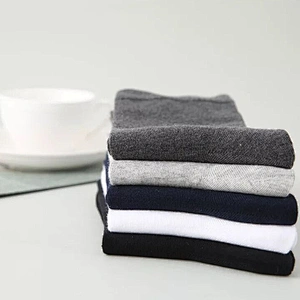 Custom Eco-Friendly Black Business Dress Socks Men