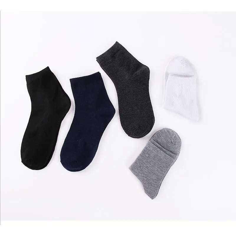 Custom 100% bamboo black socks work men dress socks
