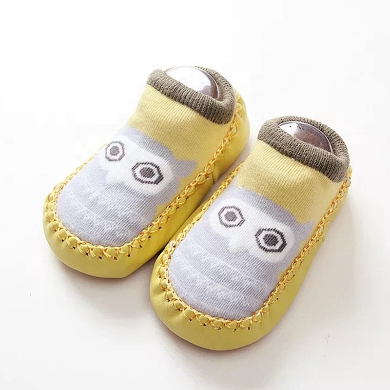 Wholesale Custom Newborn Baby Leather Sole Socks Baby