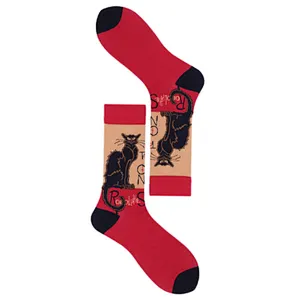 Fashion funny cotton tube mens crazy animals socks