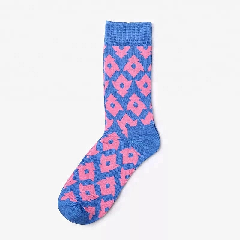 Wholesale custom colorful fashion men socks