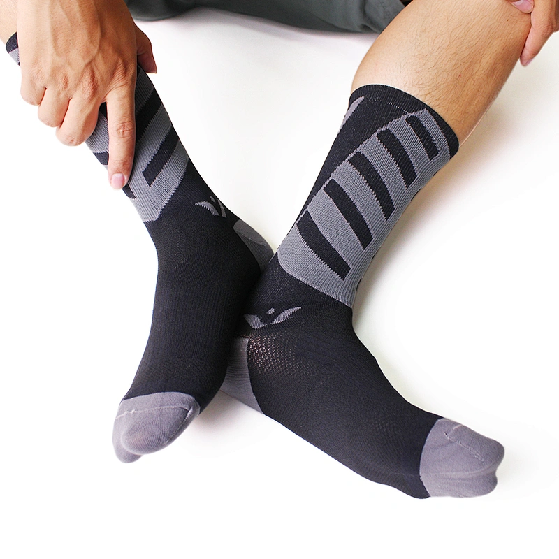 Logo running socks custom Sport Running Compression Socks men