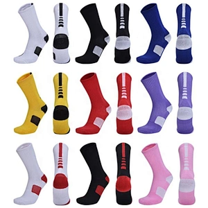 Long tube basketball socks long high socks sweat-absorbent breathable sports socks