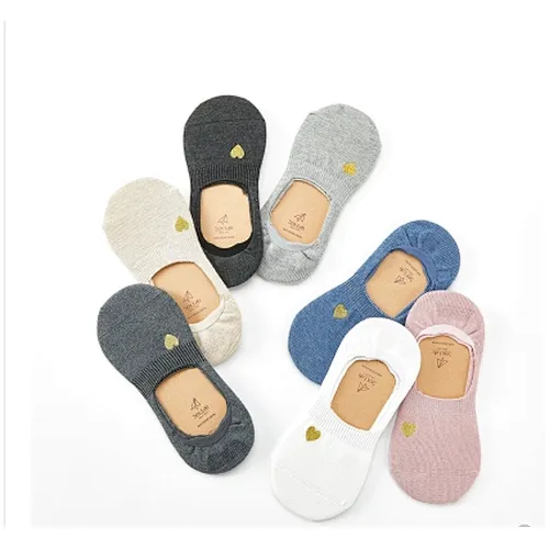 Socks women cotton design fashion no show socks women invisible socks