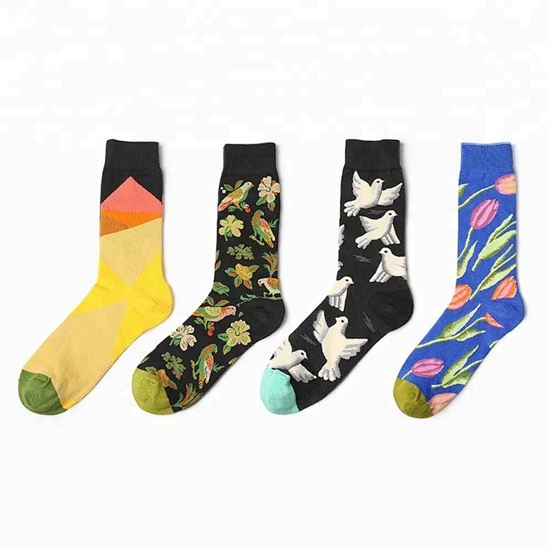 Mens colorful dress socks colorful pinstripe mens teen tube socks