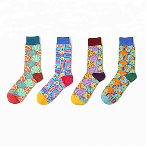 Custom Material And Logo Fashion Socks Men