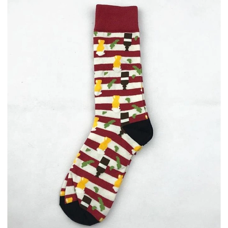 Fashion wild socks wholesale European version of the large size men's tube tide socks cotton socks