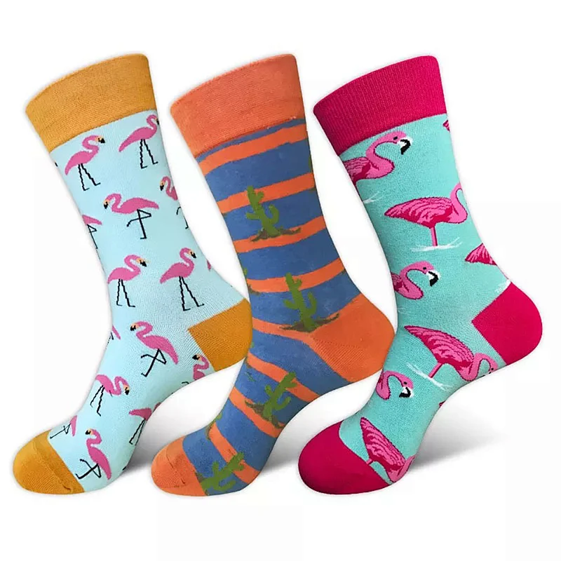 High Quality Cotton Fashion Colourful Custom Men Socks