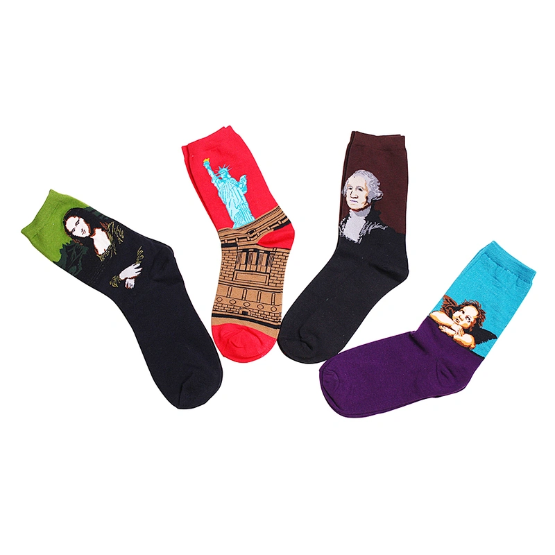 Oem China Custom Design Fashion Mens Cotton Socks