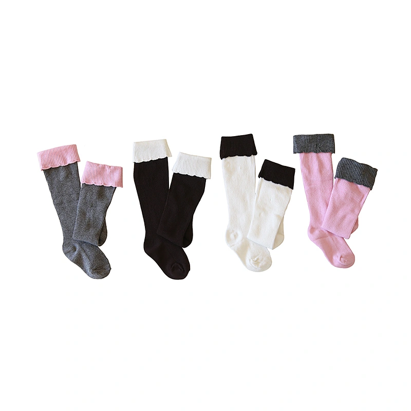 Cute Girl Kids Knee High Socks Stocking Cotton Baby Toddler Leg Warm Leggings