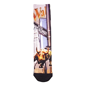 Custom design print socks dye sublimated designer socks wholesale