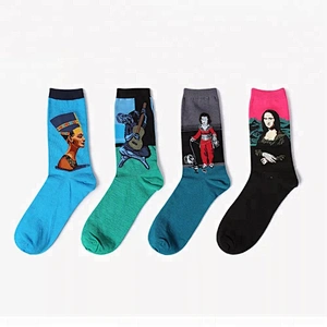 Custom Breathable Coloured Socks Men Black