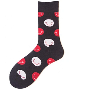 Wholesale personality graffiti color series men's sports socks