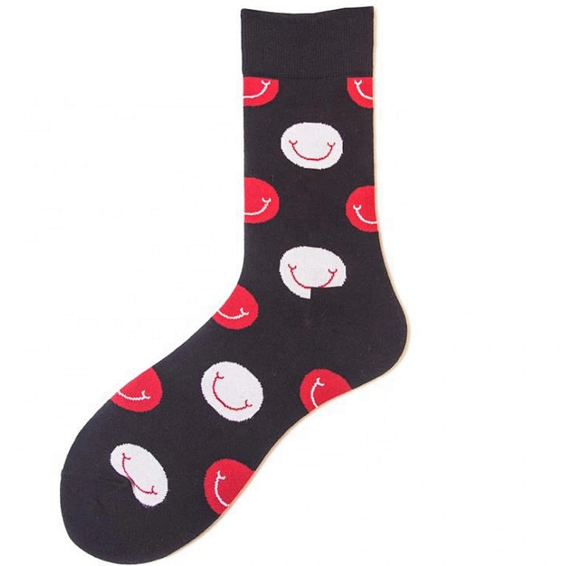 Wholesale personality graffiti color series men's sports socks