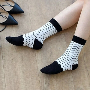 Fashion Custom Logo Colorful Socks Women