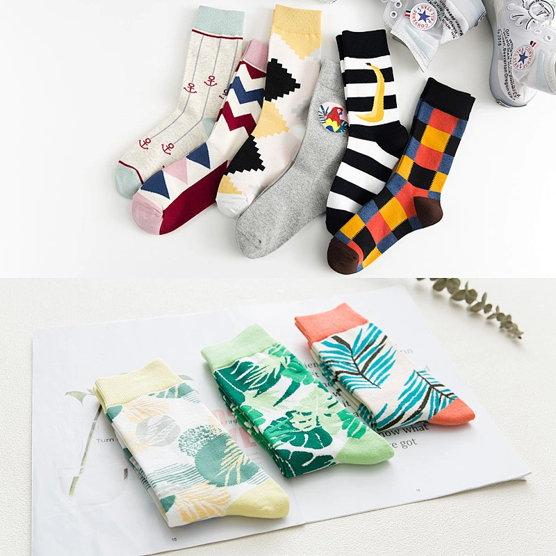 Custom indoor anti slip athletic mid ankle knee women socks
