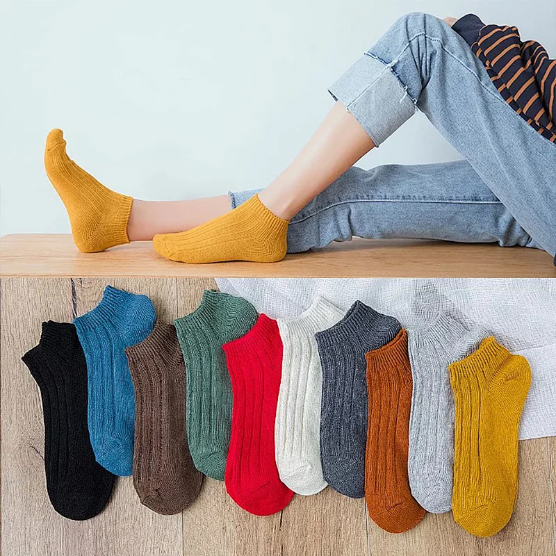 Custom design jacquard fashion good quality cotton lady ankle socks