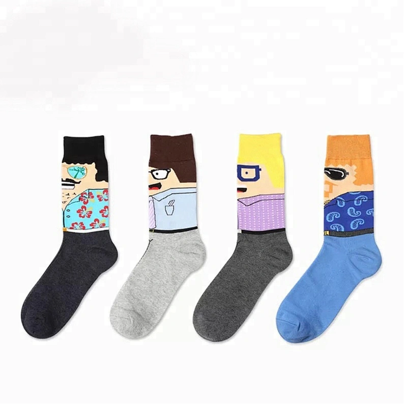 Wholesale customize Breathable Cheap Colorful Socks Men