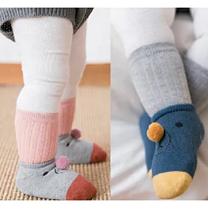 new arrival wholesale novelty custom terry socks socks anti slip over knee socks baby stocking