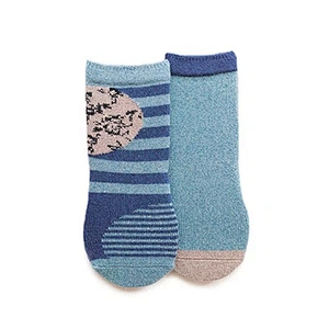 Sporty Knitted   Baby Jacquard Colorful Socks