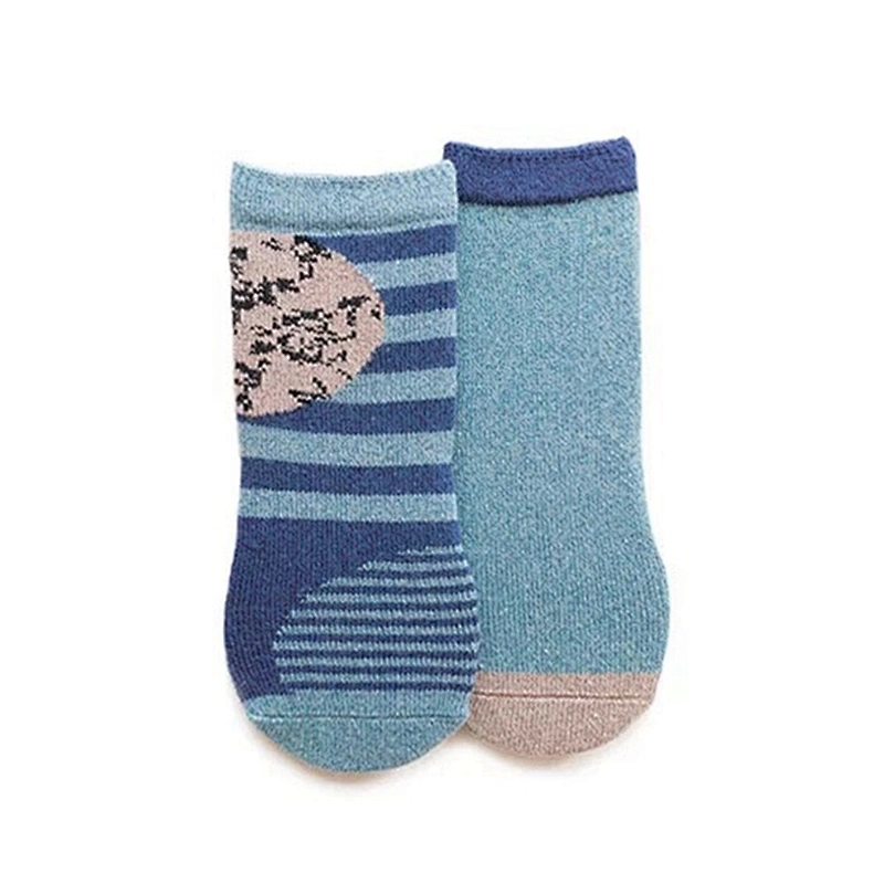 Sporty Knitted   Baby Jacquard Colorful Socks