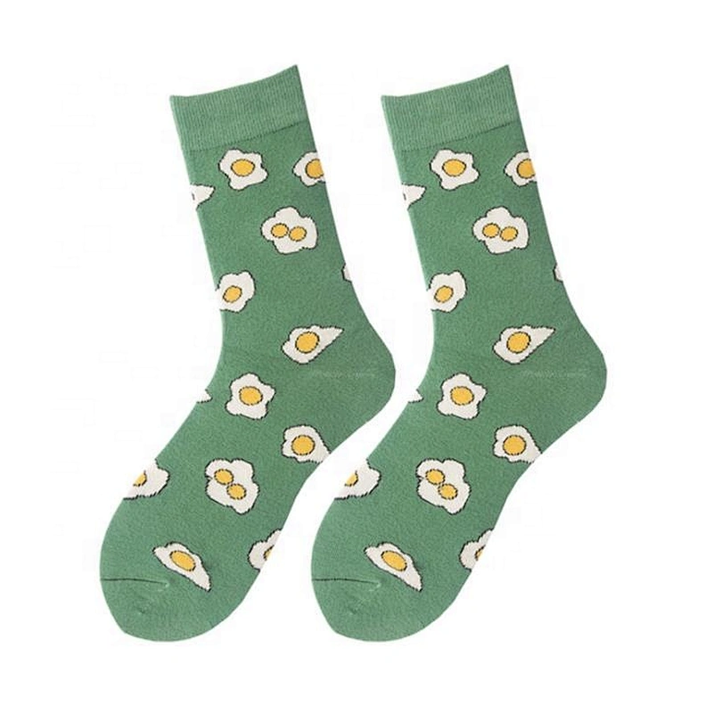 Cotton woman tube socks street hip hop socks cute cartoon socks