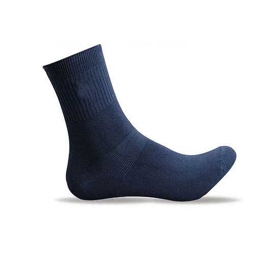 Custom dress sock black 100% antibacterial bamboo fiber socks men