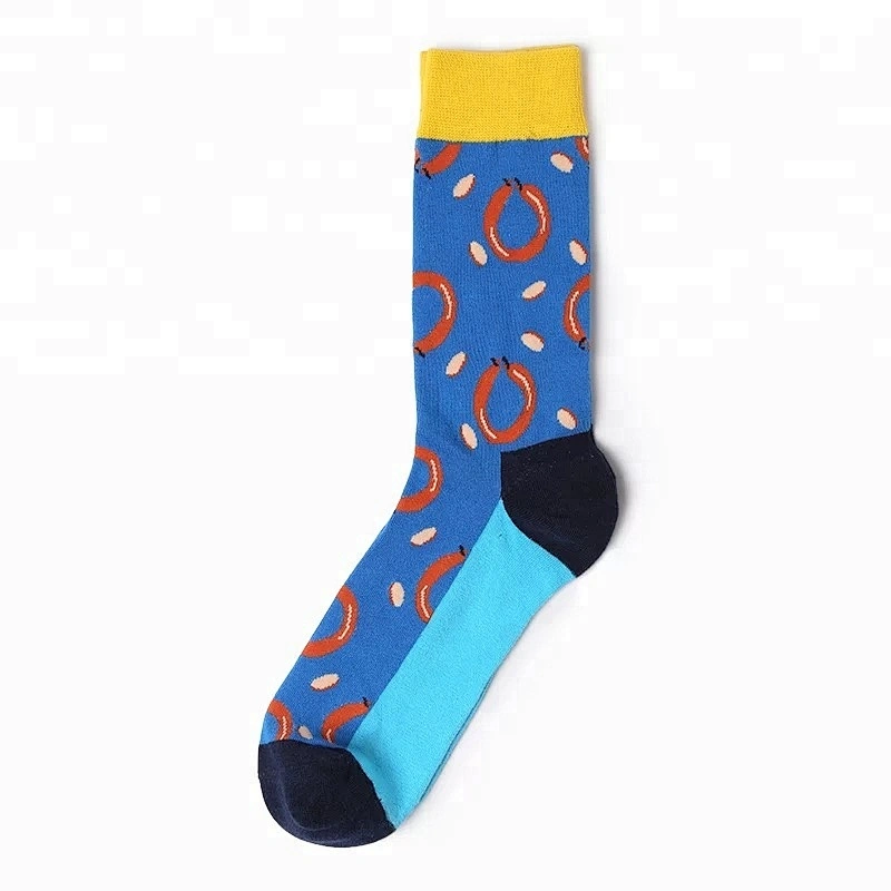 Custom Material And Logo Fashion Socks Men