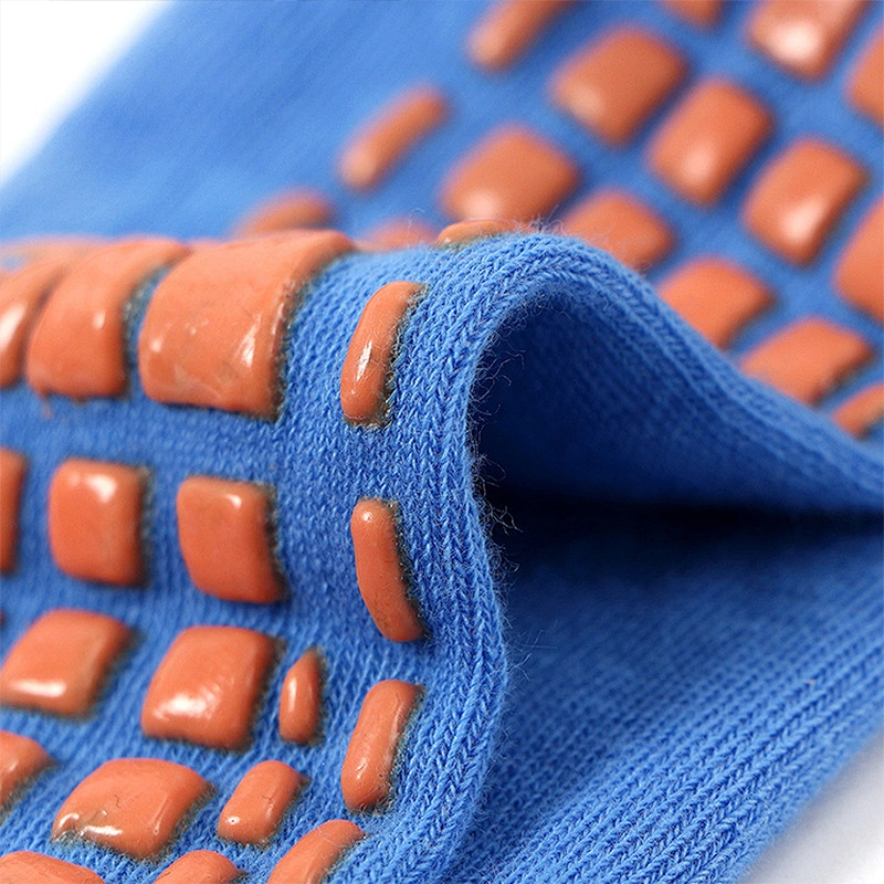 Custom logo cotton non-slip trampoline socks non-slip floor socks