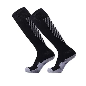 Thick long tube towel anti slip children football over the knee socks student sports socks