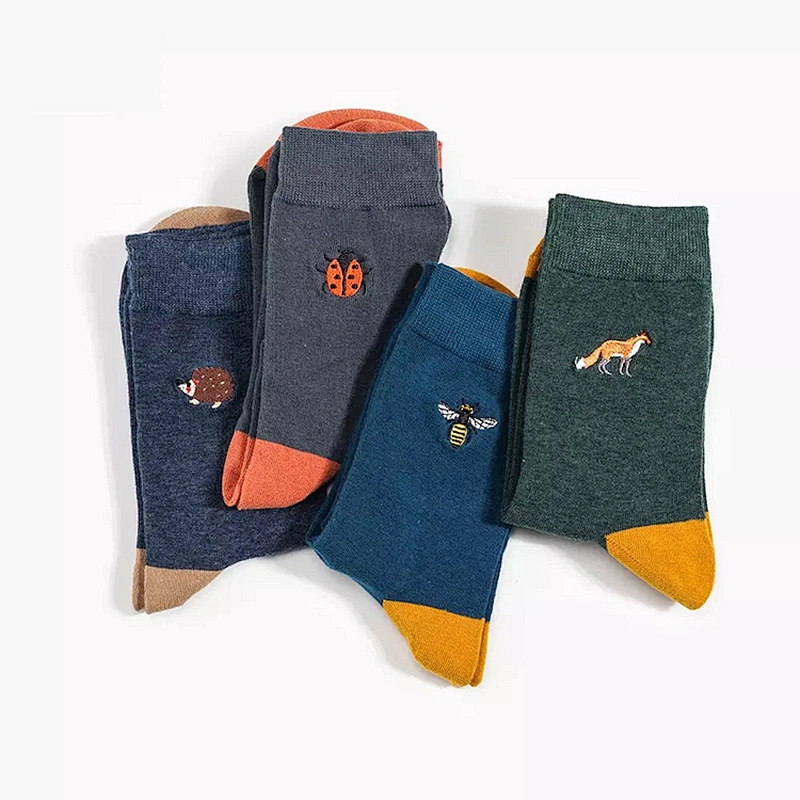 2020 Fashion Bamboo Fiber Socks Men'S Tube Socks Anti-Deodorant Business Men  Socks