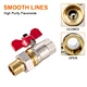 big size brass ball valve