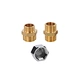 solid brass end cap 10mm