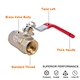 brass female ball valve