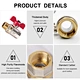 brass butterfly handle ball valve