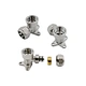 male female brass elbow