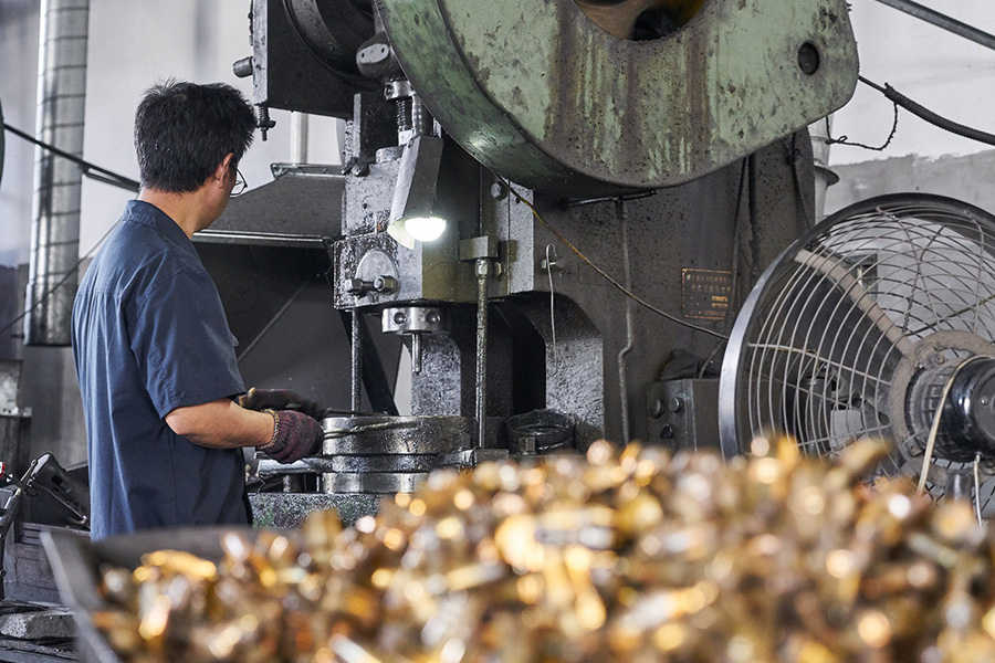 Brass Fitting Production