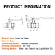 brass water ball valve