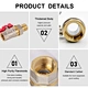 brass water plumbing ball valves