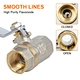 brass gas valve ball valve